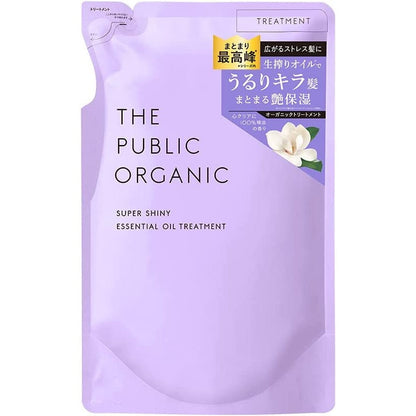 The public Organic S Shiny Shampoo/treatment/ Bottle  480mL /Refill 400ml