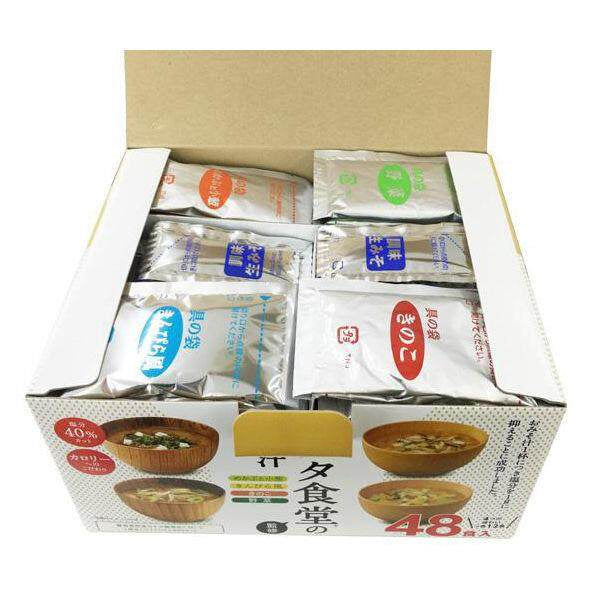 Marukome Tanita Shokudo Low-salt Miso soup 48 servings