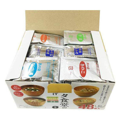 Marukome Tanita Shokudo Low-salt Miso soup 48 servings