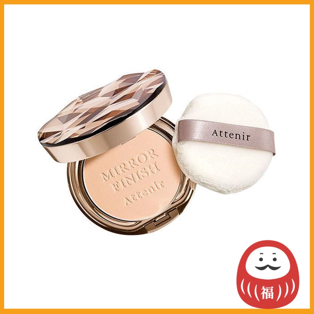 Attenir Mirror Finish Powder - Case / Powder Refill & Puff