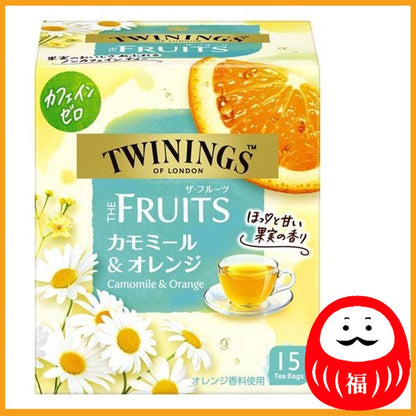 Kataoka Bussan TWINNING THE FRUITS Chamomile & Orange 1 (15 bags) (zero caffeine)