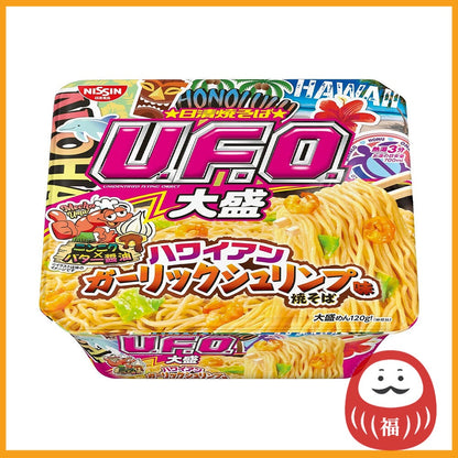 Nissin Yakisoba U.F.O. Large Size Instant Noodle Hawaiian Garlic Shrimp Flavor 146g