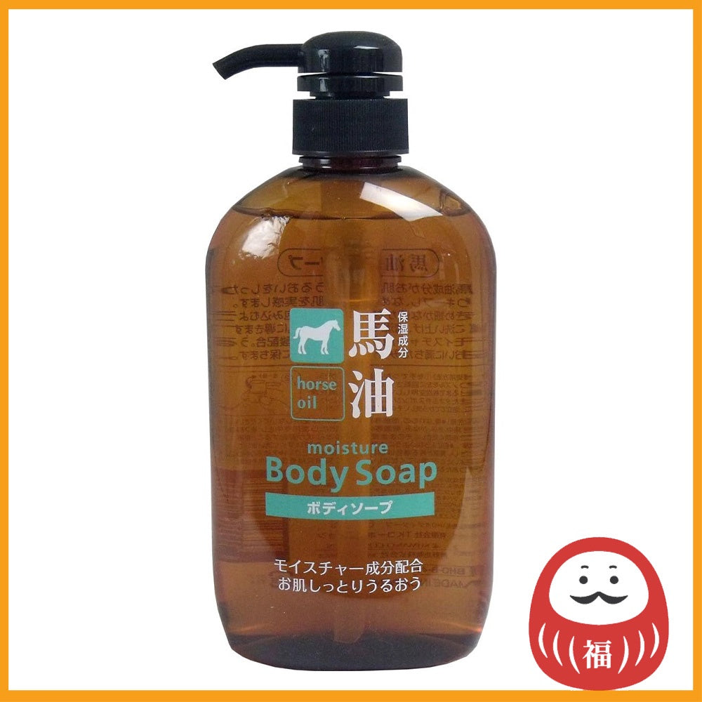 Kumano Yushi Horse Oil Body Soap 600ml