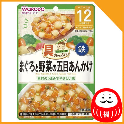 Japan Asahi Baby Food - Goo Goo Kitchen with plenty of ingredients 80g JB