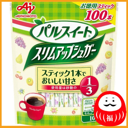 Ajinomoto PAL SWEET Slim Up Sugar Sticks 1 bag (100 sticks)