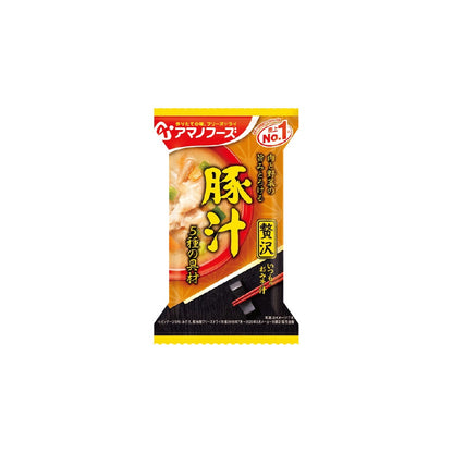 Amano Foods Always Miso Soup Luxury - Crab Soup / Matsutake Soup / Seaweed Soup / Pork Miso Soup / Nameko Soup(10 packet)