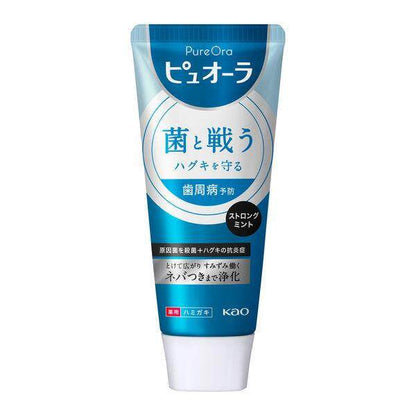 Kao Medicinal PureOra Toothpaste Barrier Gel/Nano Bright/Clean Mint/Strong Mint/Mild Herbal