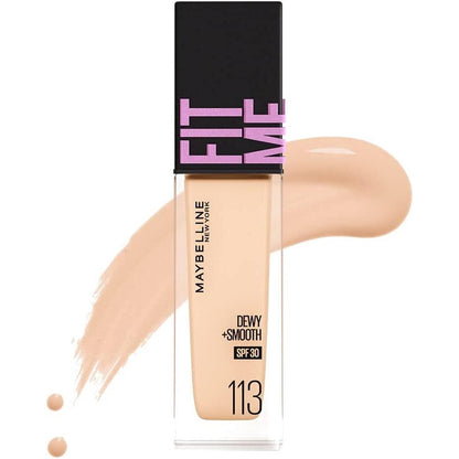 Maybelline Fit Me Liquid Foundation - 220 / 218 / 128 / 120 / 113 / 112 / 110 / 103 (30mL)