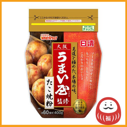 Nisshin Welna Osaka Umaiya Takoyaki Flour 400g