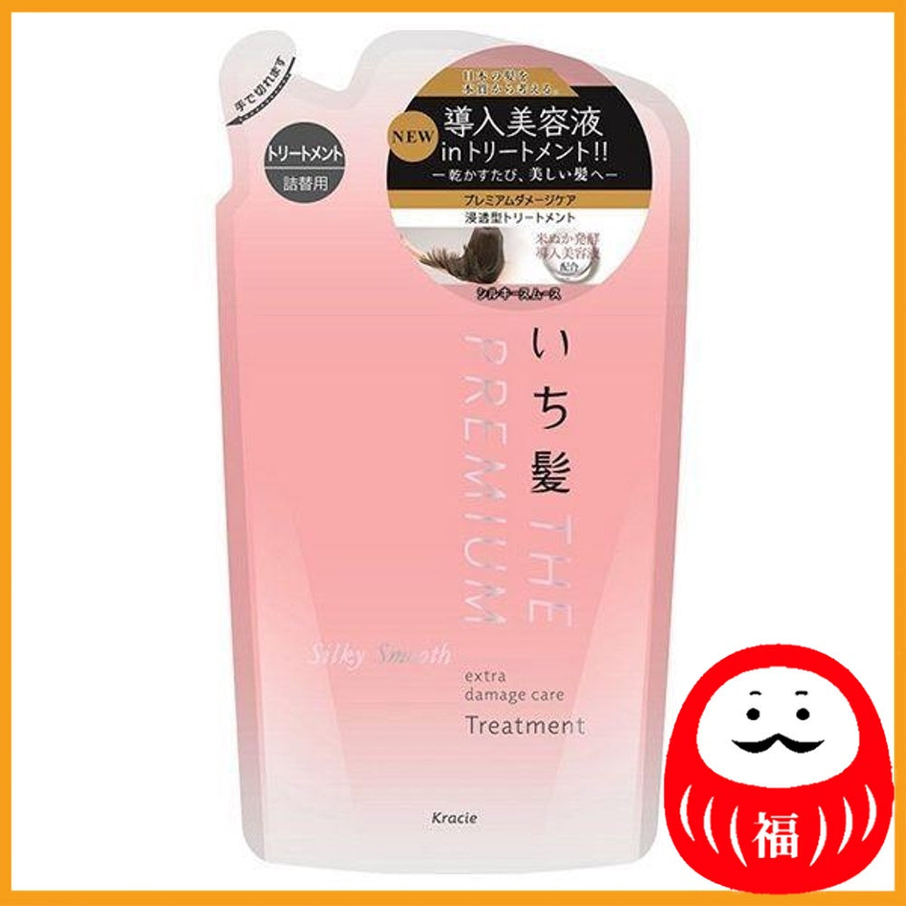 Kracie Ichikami The Premium Extra Damage Care Treatment Silky Smooth Refill 340g