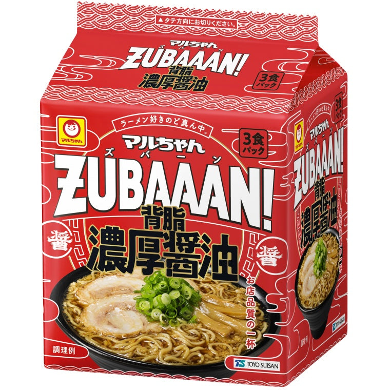 Toyo Suisan Maruchan Zubaaan! Instant Noodle Packs (3 servings)