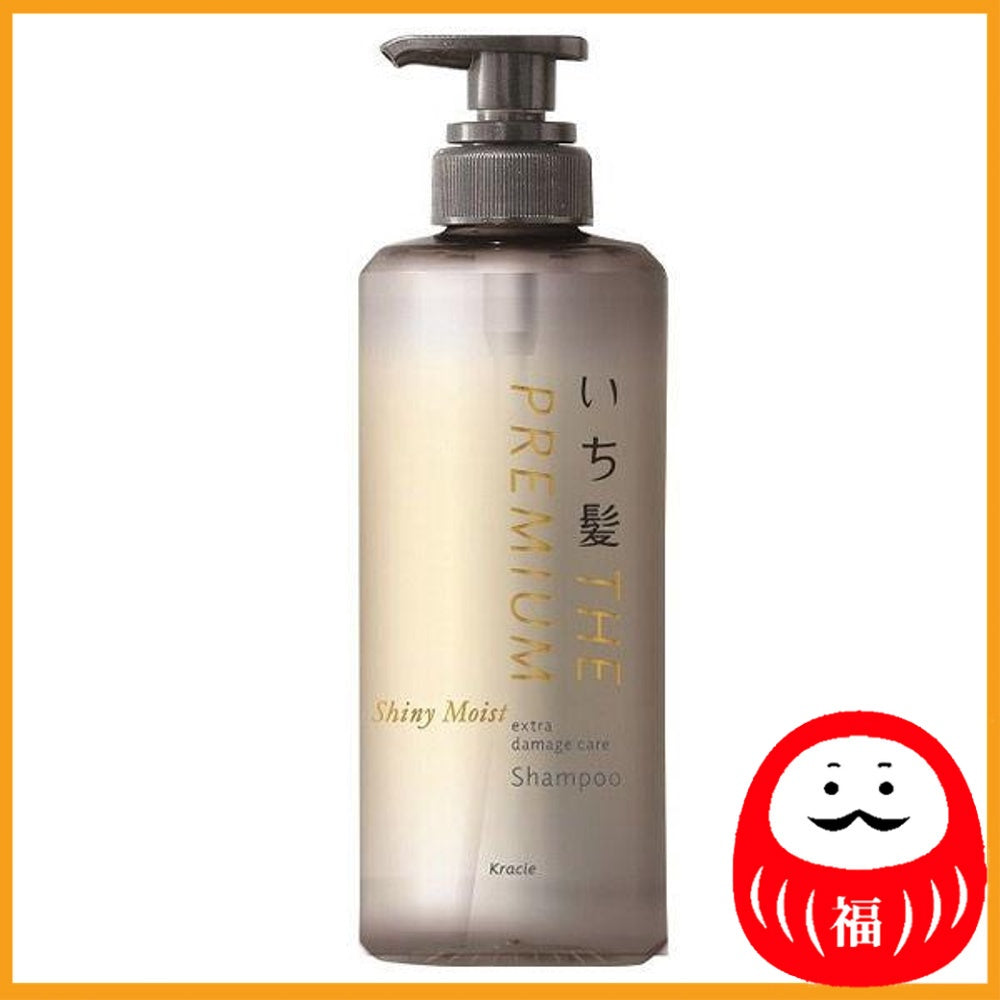 Kracie Ichikami The Premium Extra Damage Care Shampoo Shiny Moist Pump 480ml
