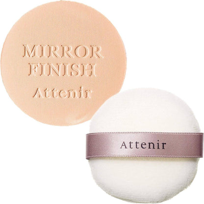 Attenir Mirror Finish Powder - Case / Powder Refill & Puff