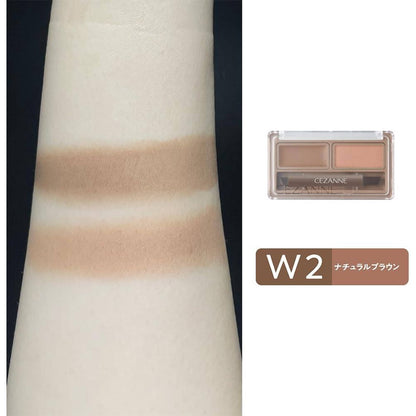 Cezanne Eyebrow Wax & Powder - W2 Natural Brown