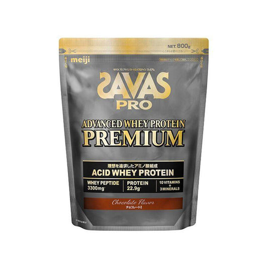 Meiji SAVAS Pro Advanced Whey Protein Premium Chocolate Flavor 800g