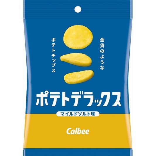 Calbee Potato Deluxe Potato Chips - Mild Salt / Hot Chili / Cheddar Cheese / French Salad (50g)