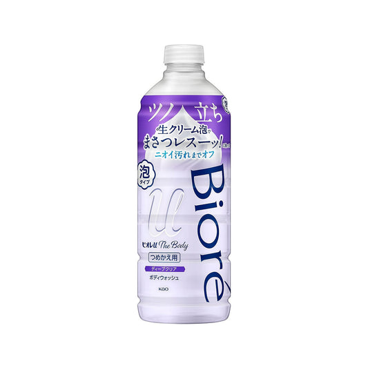 Kao Biore U The Body Foaming Body Wash - Deep Clear (440mL Refill)