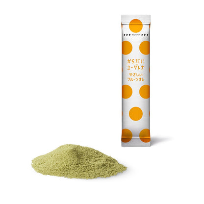 Euglena Fruit au Lait Powder Mix / Refreshing green tea flavor (20 sticks)