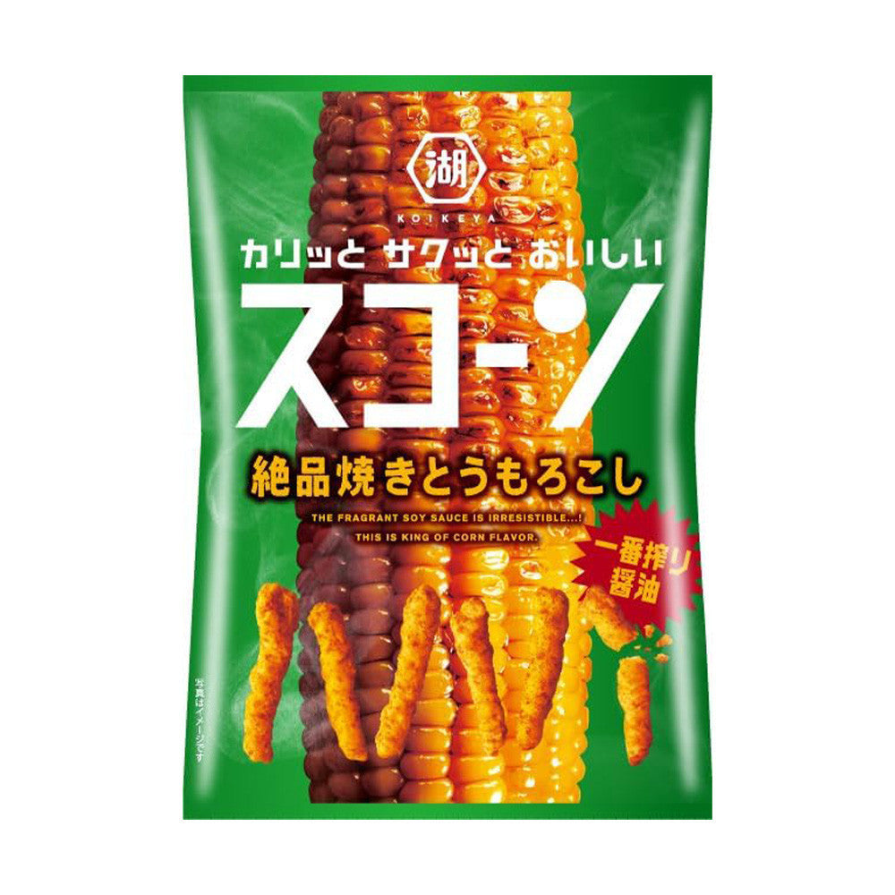 Koikeya Sucorn Corn Snacks - Barbecue / Quattro Cheese / Shrimp Rice Powder / Grilled Corn / Pizza (1 bag)