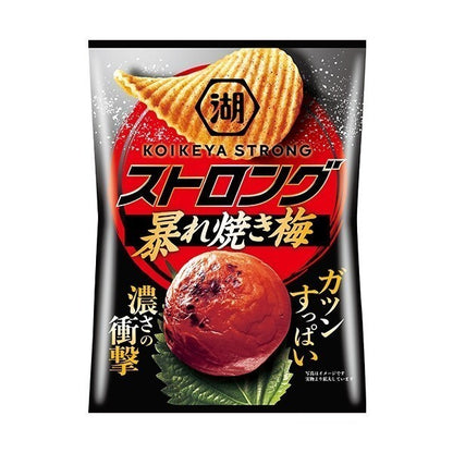 Koikeya Strong Potato Chips - Wild Shiso Plum / Secret Teppan Sauce / Spicy Chicken / Spicy Cod Roe / Wild Baked Plum