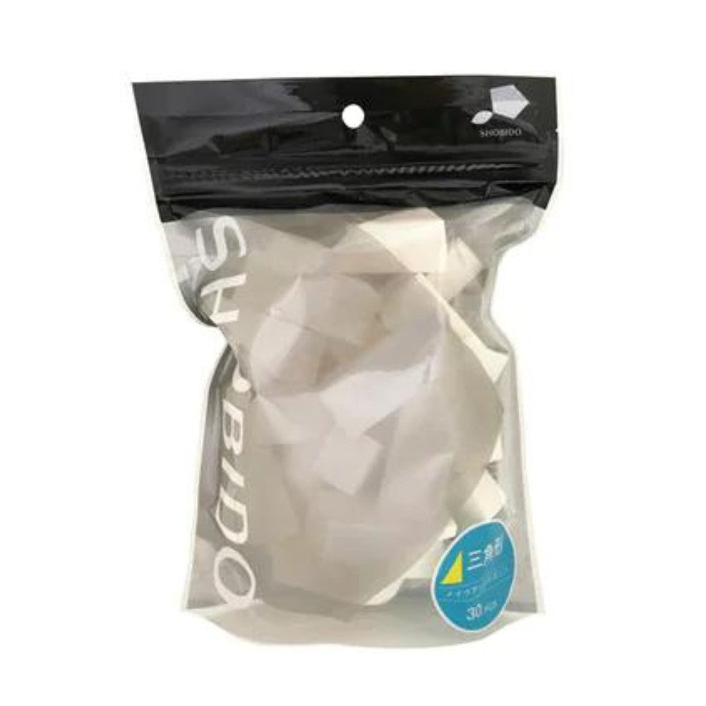 Shobido Makeup Sponge Base Shape (30pcs)/ Triangle Shape (25cs)