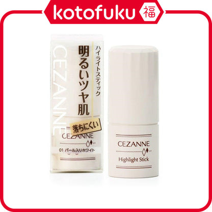 Cezanne Highlight Stick - White with Pearl (5g)