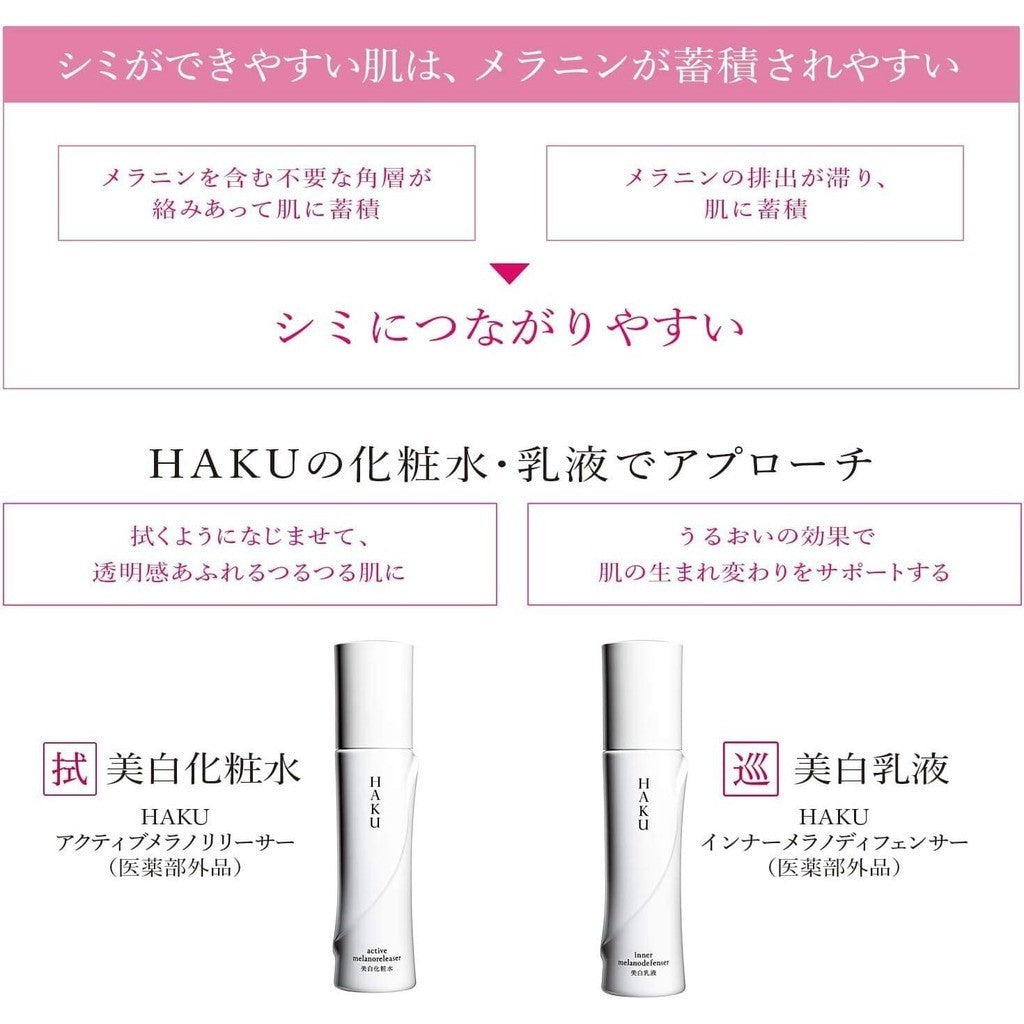 Shiseido HAKU Active Melanoreaser Whitening Lotion 120mL / Refill 100mL