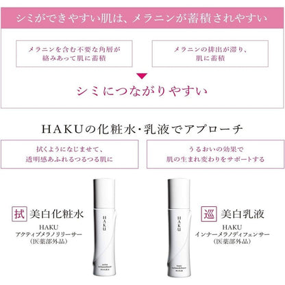 Shiseido HAKU Active Melanoreaser Whitening Lotion 120mL / Refill 100mL