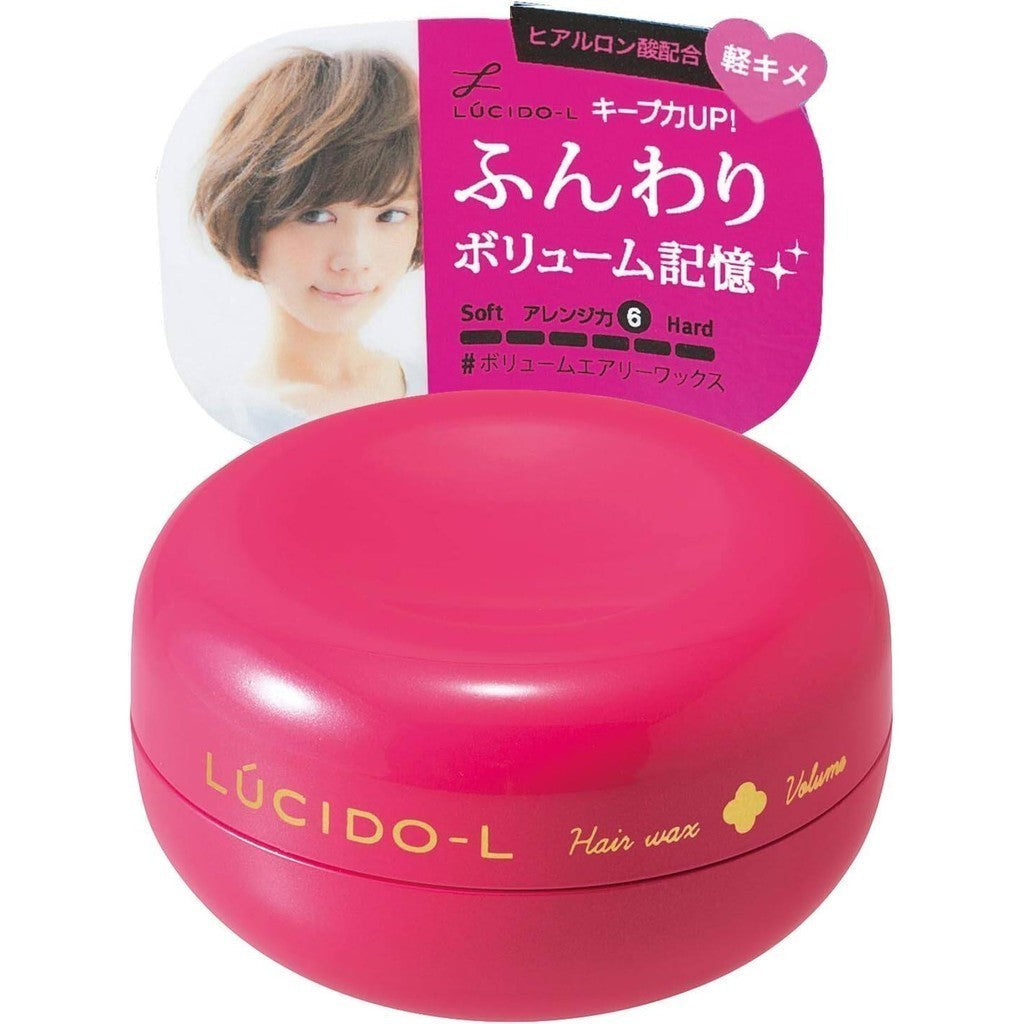 Mandom Lucido-L Hair Wax - Natural / Arrange Fix / Nuance / Volume (60g)