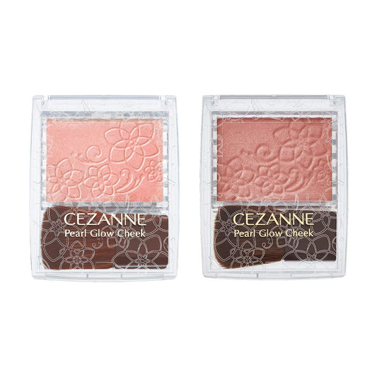 Cezanne Pearl Glow Cheek Blush - P2 Beige Coral / P3 Cinnamon Orange