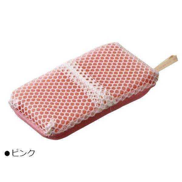 Teijin Acchikotchi Kitchen Sponge Pink 1 piece