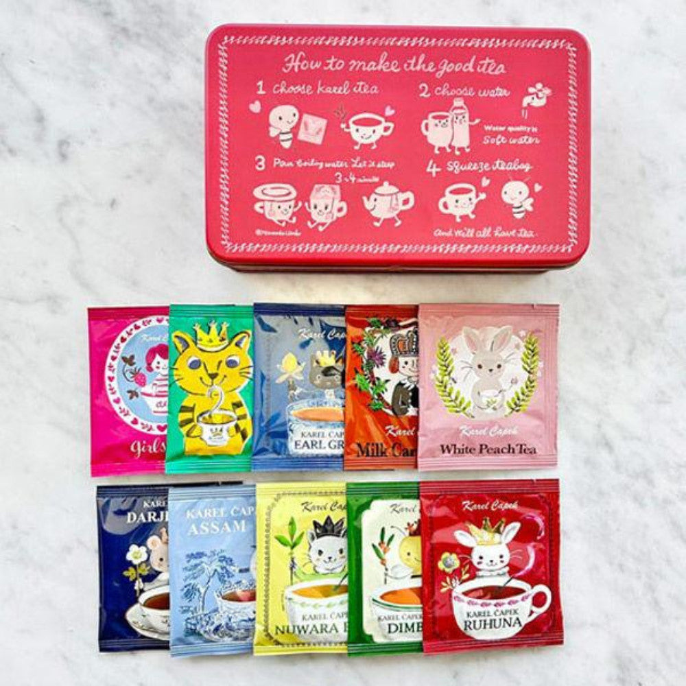 Karel Capek Tea Lover Tin Set 10 bags