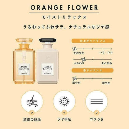 NatureLab Diane Bonheur Orange Flower Scent Moist Relax Treatment 500ml/ Treatment Refill 400ml