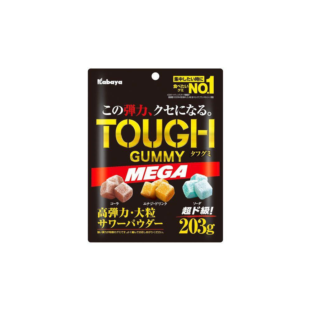 Kabaya Foods Tough Gummies Mega / Kiwi Spark / Bouncy Muscat