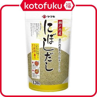 Yamaki Additive Free Niboshi Anchovy Stock Powder 120g