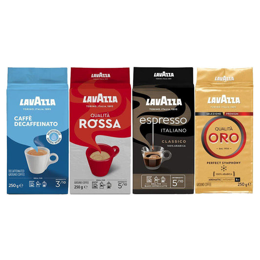 LAVAZZA Decaf / Qualita Rossa / Espresso / QualitaORO Symphony Coffee Powder