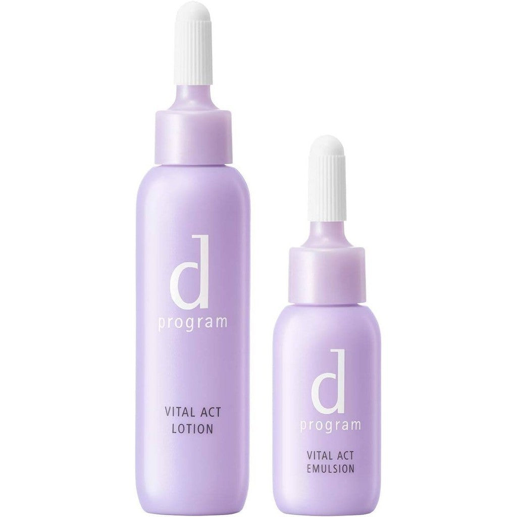 Shiseido d Program MB Lotion & Emulsion Set - Balance Care / Acne Care / Moisture Care / Vital Act / Brightening Clear