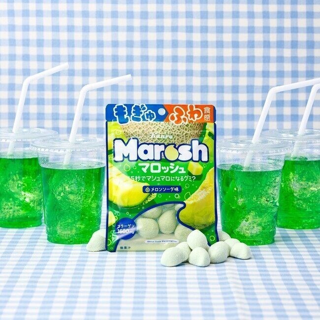 Kanro Marosh Gummies - Melon Soda (46g)