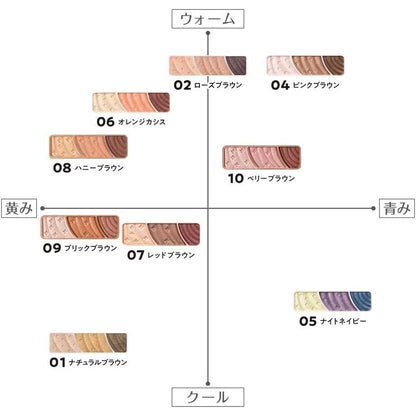 Cezanne Tone Up Eyeshadow Series (2.6g)