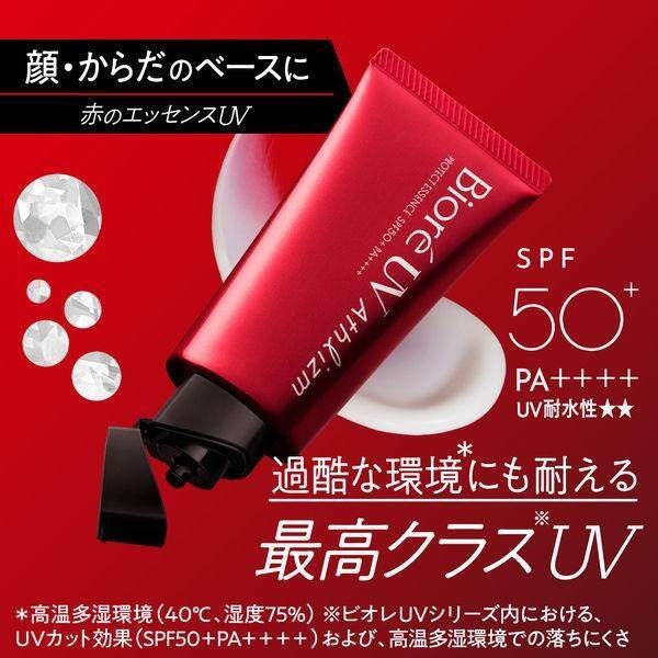 Kao Biore UV Athlizm Protect Essence Sunscreen SPF50+/PA++++ (70g)