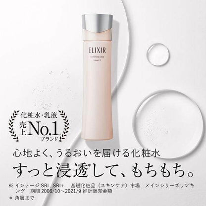 Shiseido ELIXIR White Clear Lotion TII (moist) 170mL / Clear Emulsion T II (moist) 130mL