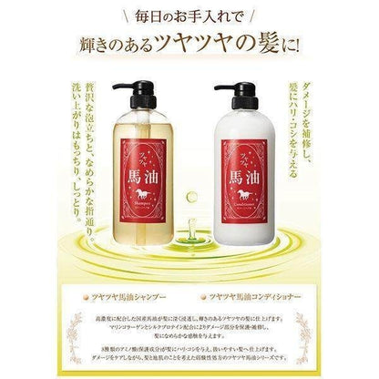 TS Tsuyatsuya Horse Oil Shampoo 700ml/ Conditioner 700ml/ Shampoo Refill 1000ml/ Conditioner Refill 1000ml