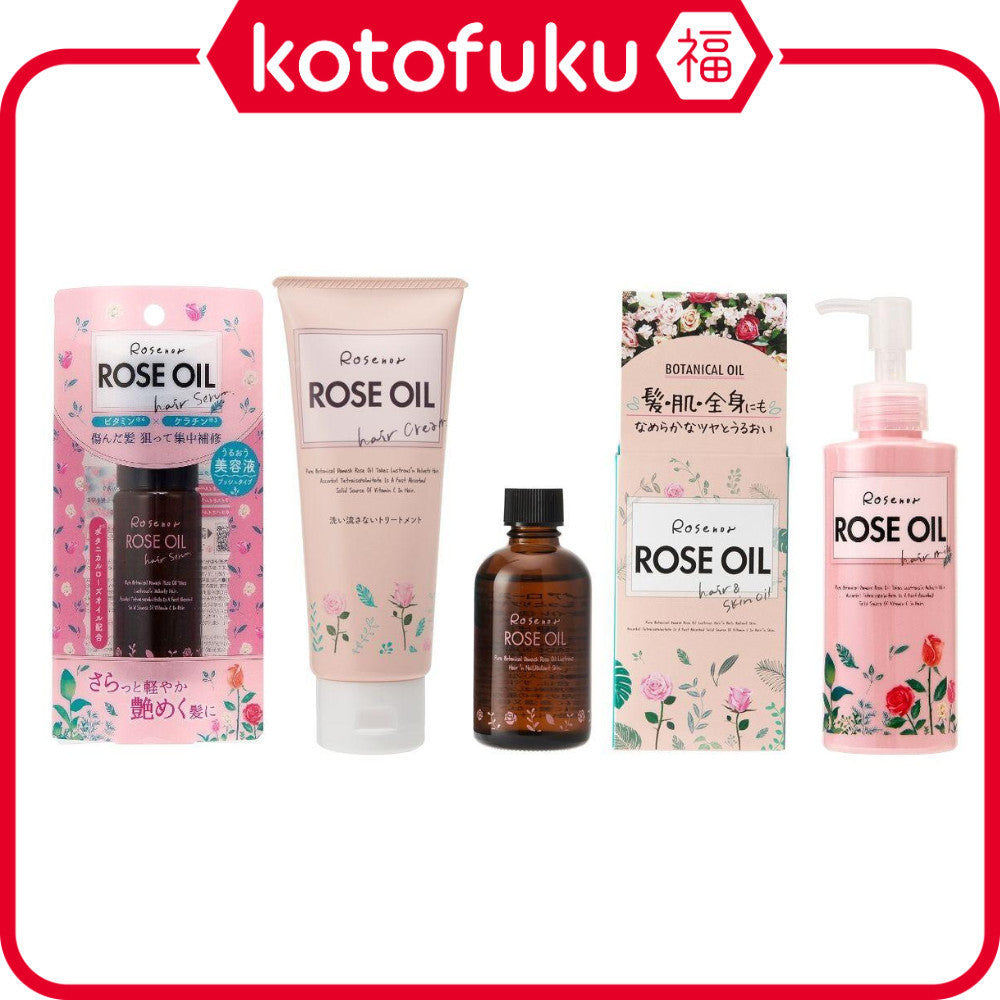 Kurobara Rosenor Rose Oil Hair Treatments