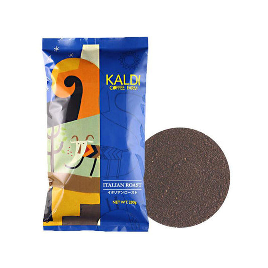 Kaldi Roasted Coffee Italian Roast Medium Ground Coffee Powder 200g