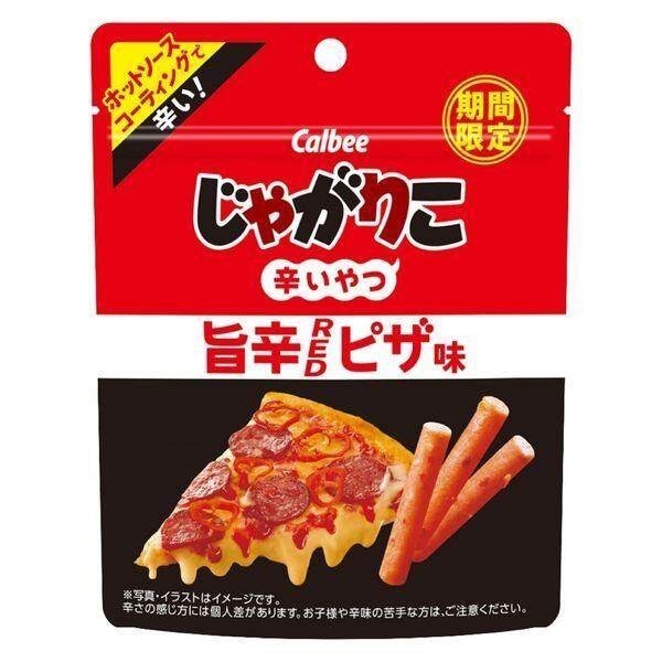 Calbee Jagarico Otona no Jarariko / Spicy Wasabi / Spicy RED Pizza / Hot & Spicy (38g)