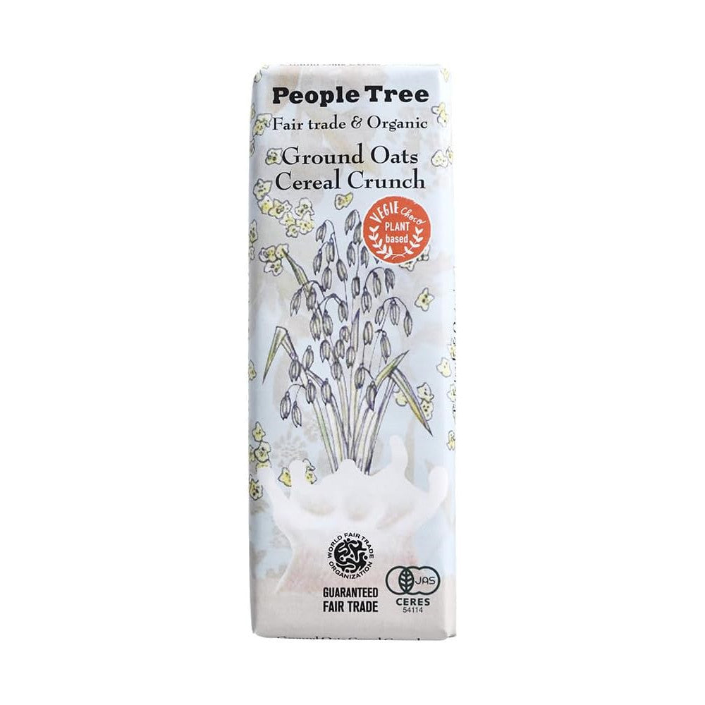 People Tree Fair Trade & Organic Chocolate - Matcha White / Oats Cereal Crunch / Strawberry Filling