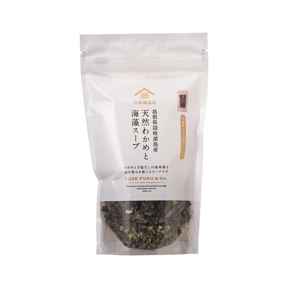 Kuzefuku Natural Wakame & Seaweed Soup with All Purpose Dashi (60g)