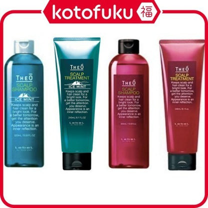 ［In stock］ Lebel THEO SCALP SHAMPOO 320ml TREATMENT 240g / ICE MINT