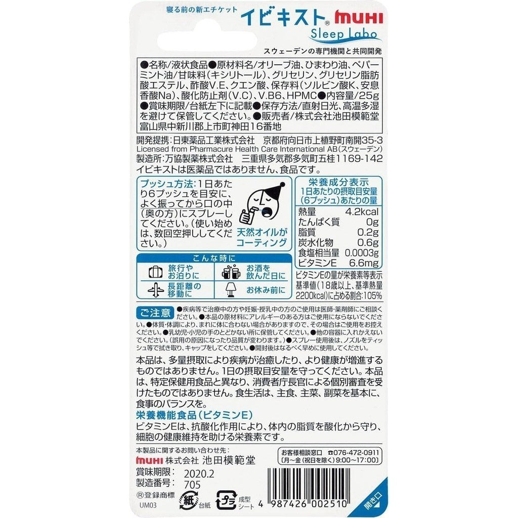 Ikeda Mohando Ibikist Breath Spray (25g)