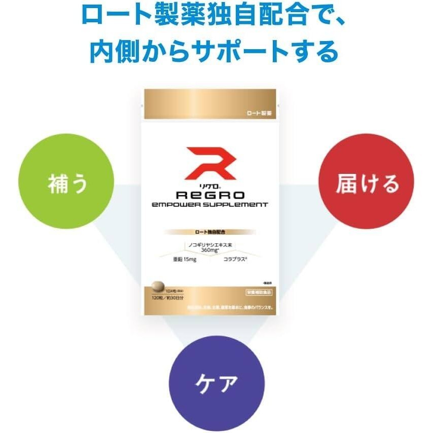 Rohto REGRO Supplement EX Energy 120 capsules